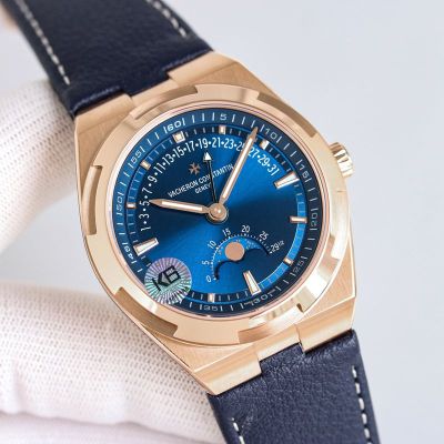 Vacheron Constantin Overseas Cal.2460 R31L/2 Movement 41mm Leather Strap Watch